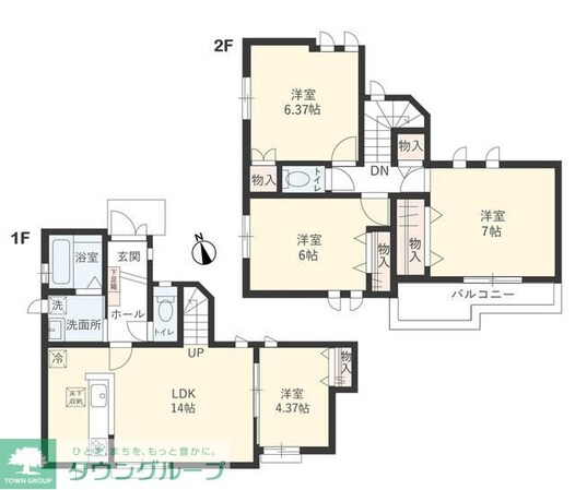 Sumai-to国立市泉06の物件間取画像